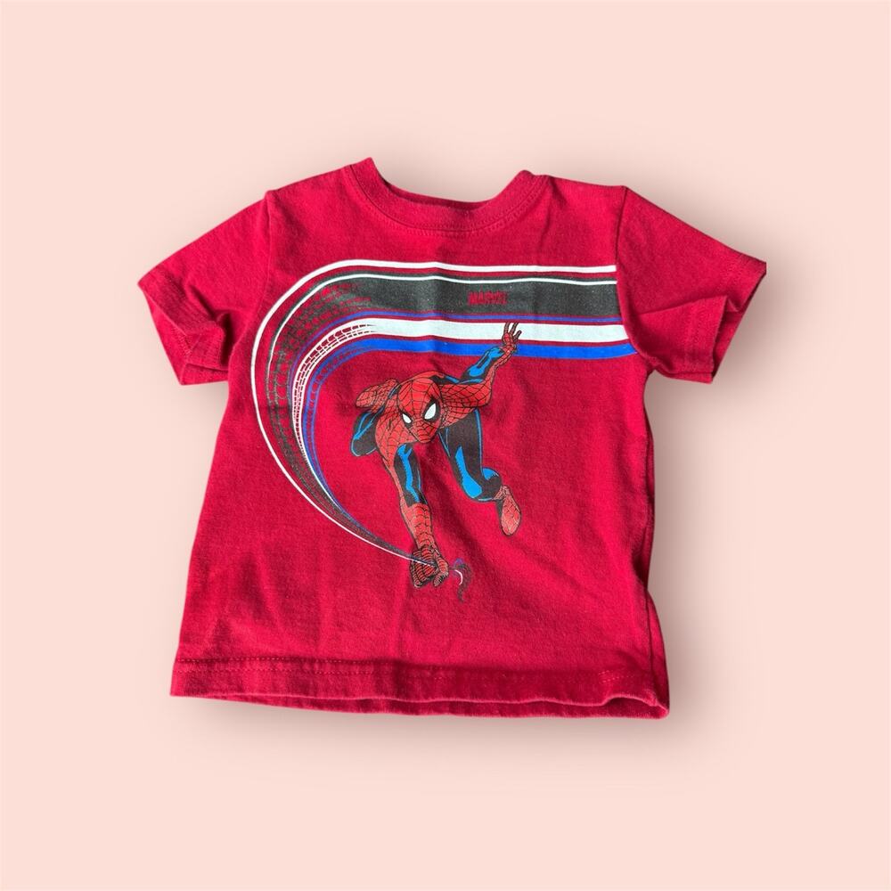 Vintage Spider Man T-Shirt Y2K Kids Sz 12mos Spidey Marvel